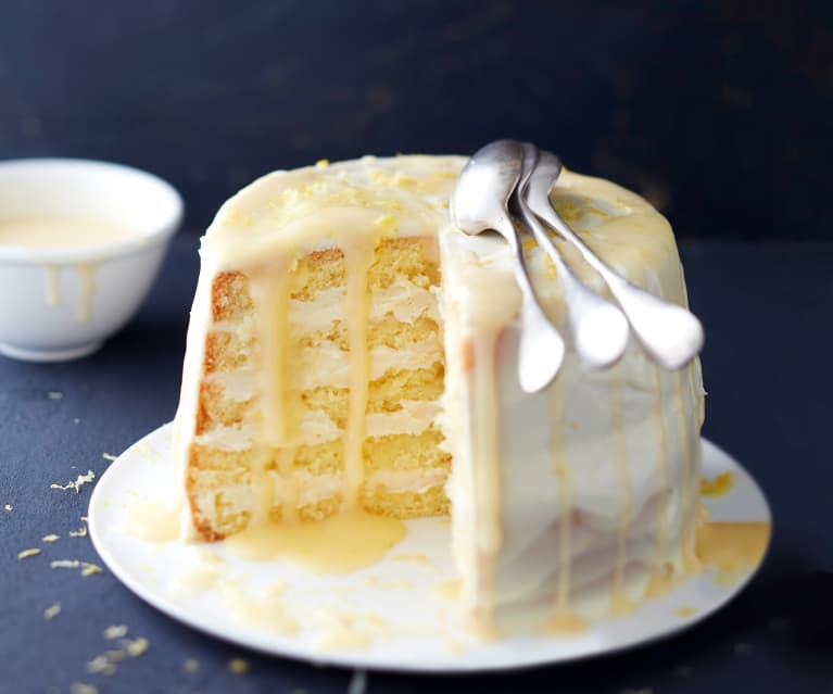 Layer Cake Au Lemon Curd Cookidoo La Plateforme De Recettes Officielle De Thermomix