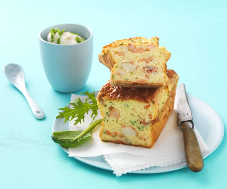 Plumcake salato con polpa di granchio