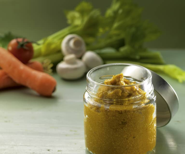 Vegetable stock paste