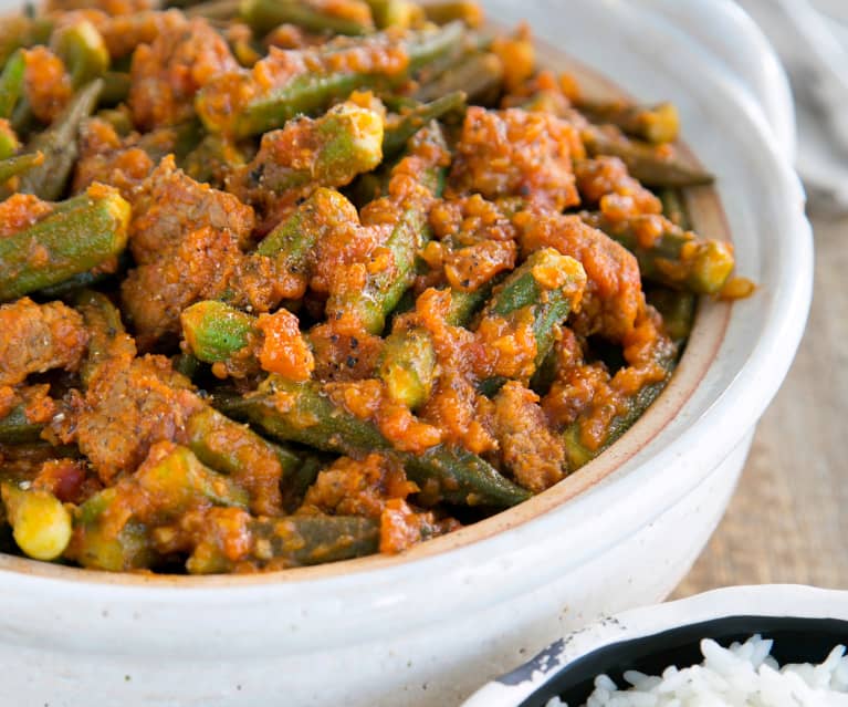 Okra and meat stew (bamia) - Cookidoo® – la plataforma de recetas oficial  de Thermomix®