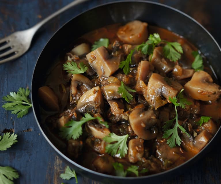 Champignons à La Grecque à La Harissa