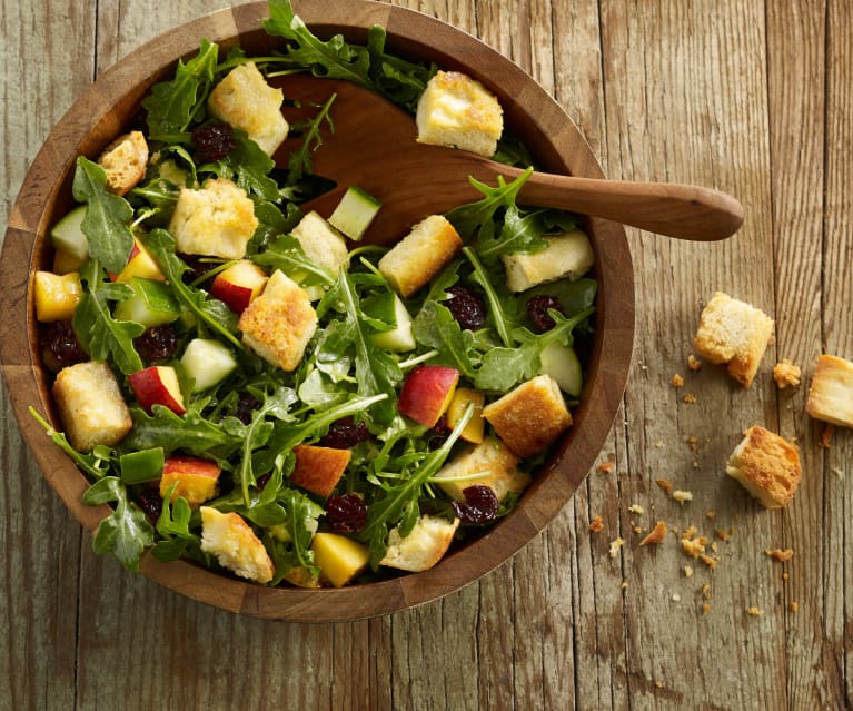 Nectarine and Cherry Panzanella Salad