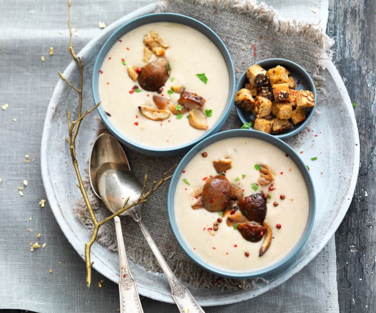 Recette velouté cepes sale