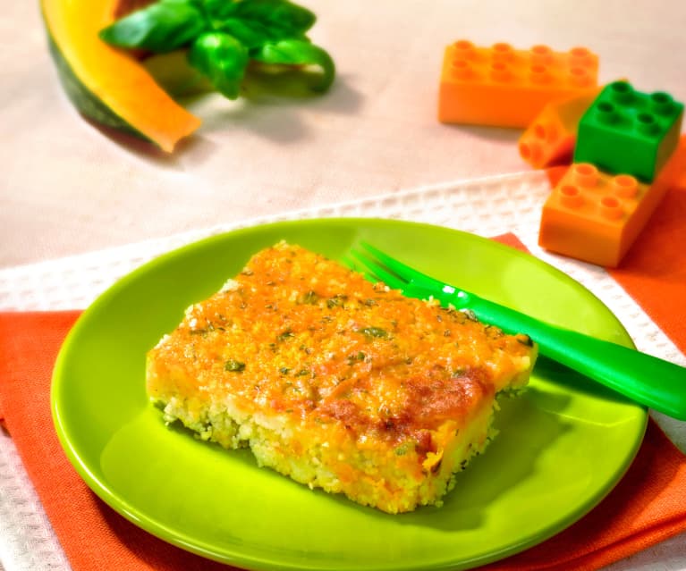 Ricetta Semolino con Salmone e Zucca per Neonati