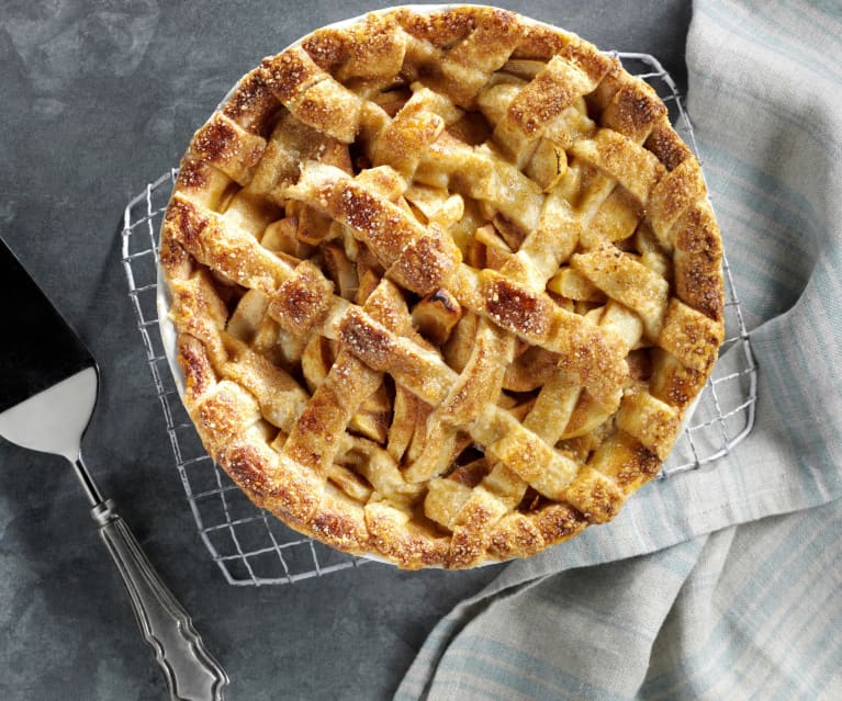 Apple-Cranberry Upside-Down Cornmeal Cake - Bake from Scratch