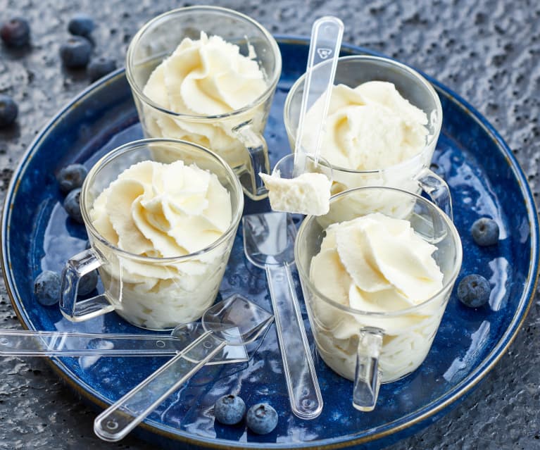 Chantilly au chèvre sucrée