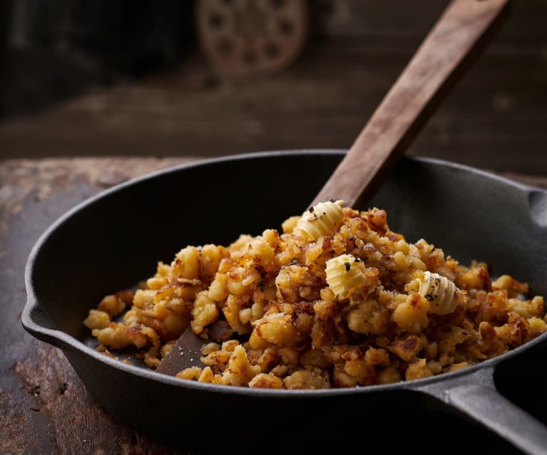 Maluns des Grisons (spécialité grisonne à base de pommes de terre cuites)