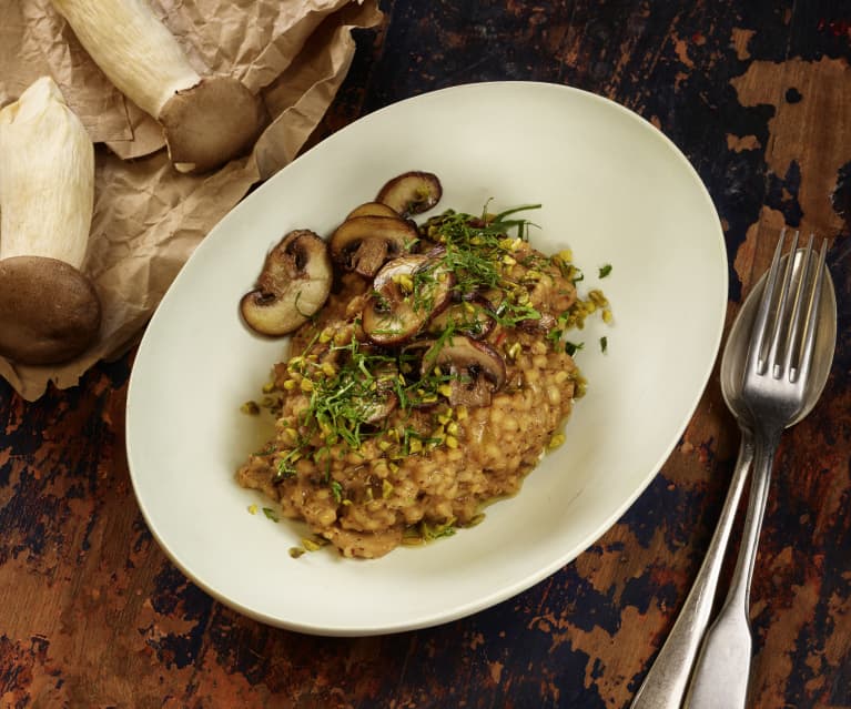 Gerstenrisotto mit Pilzen - Cookidoo® – the official Thermomix® recipe ...