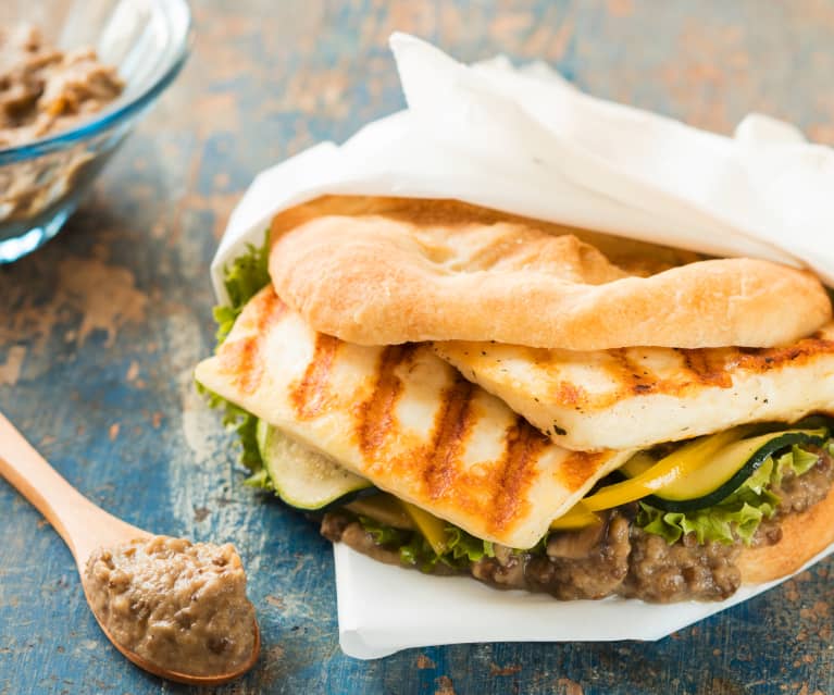 Halloumi Pitas Mit Melanzanicreme Cookidoo Das Offizielle Thermomix Rezept Portal