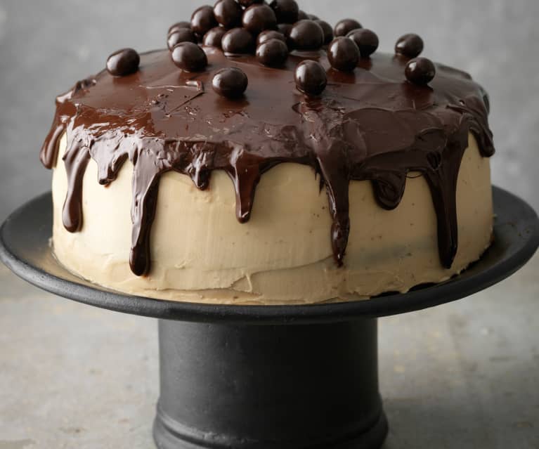 Mocha Cake (Doctored Cake Mix) - My Cake School