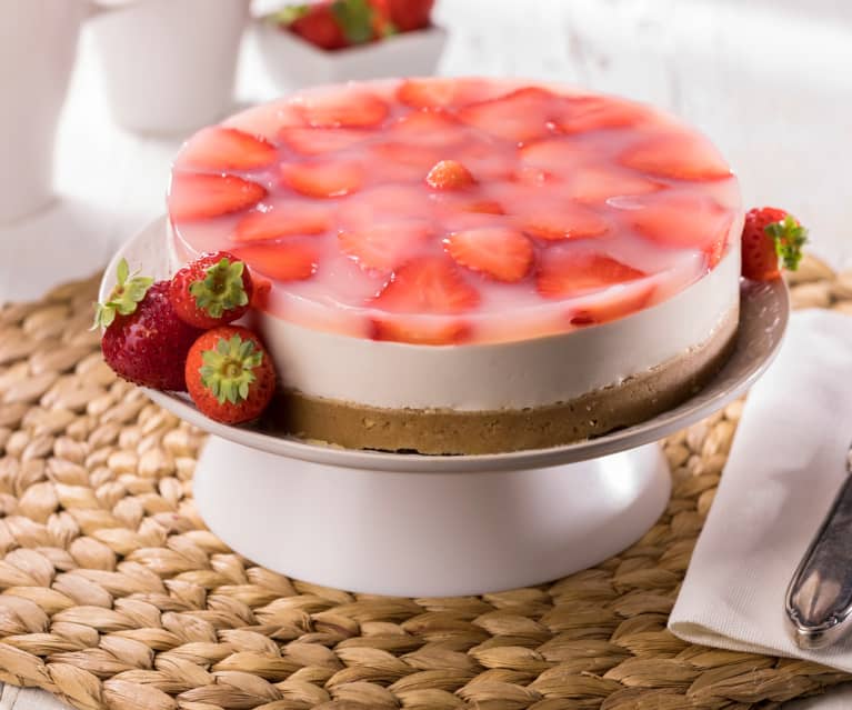 Cheesecake Allo Yogurt E Fragole Cookidoo La Nostra Piattaforma Ufficiale Di Ricette Per Bimby