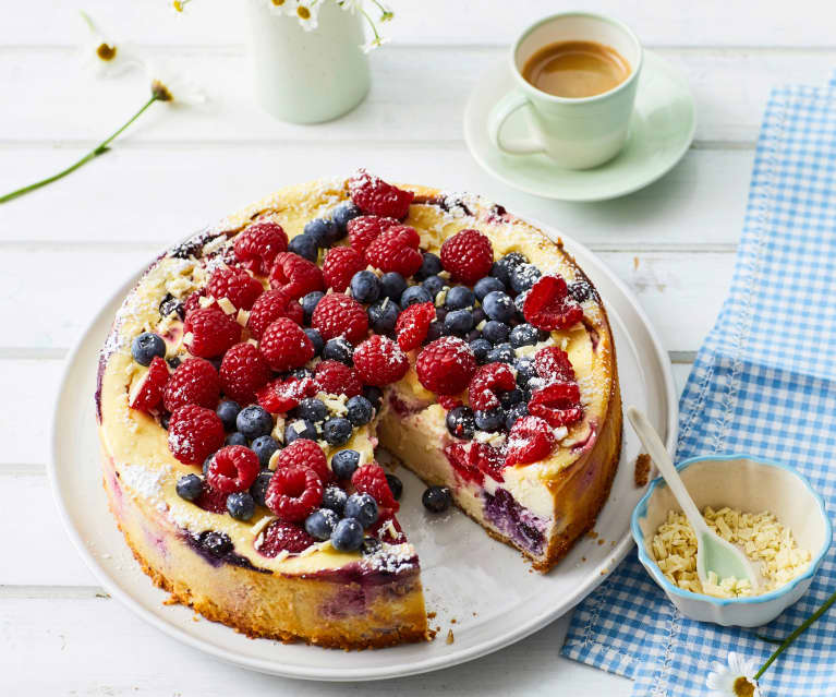 Beeren-Ricotta-Käsekuchen