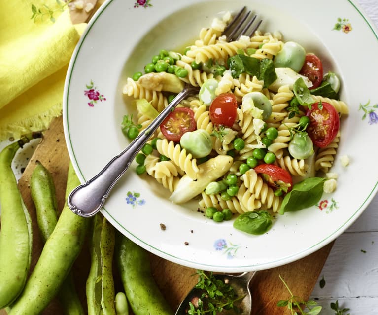 Fusilli mit Frühlingsgemüse