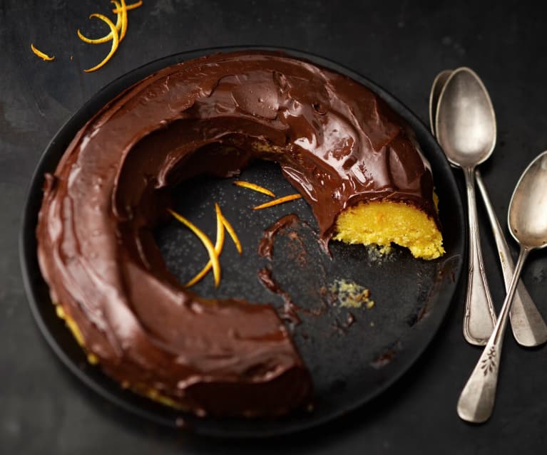 Gateau A L Orange Et Nappage Au Chocolat Cookidoo La Plateforme De Recettes Officielle De Thermomix