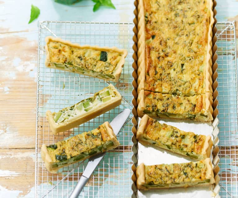 Tarte aux courgettes et au pesto