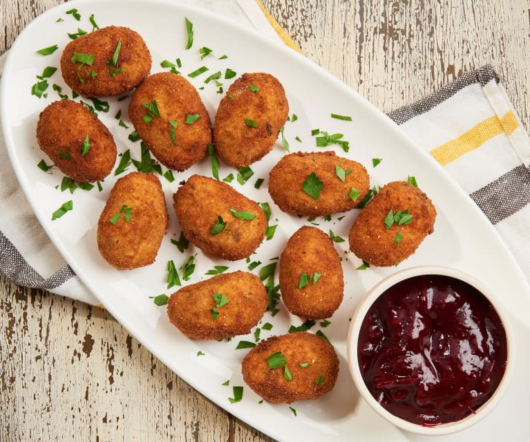Turkey and Mashed Potato Croquettes