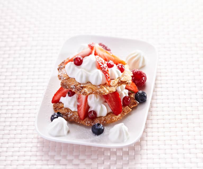 Mille-feuille de fruits rouges