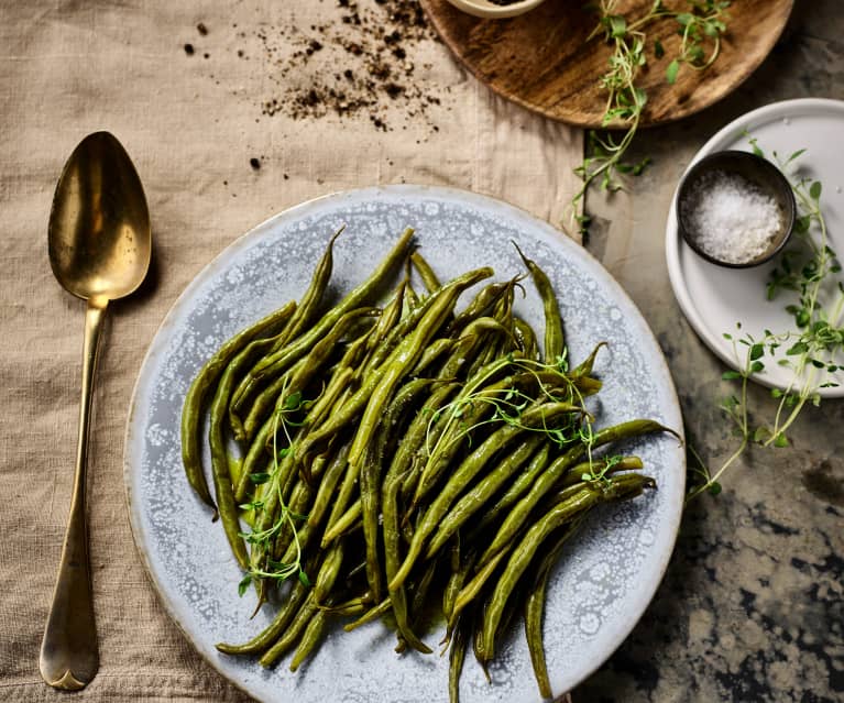 Haricots verts au thym 