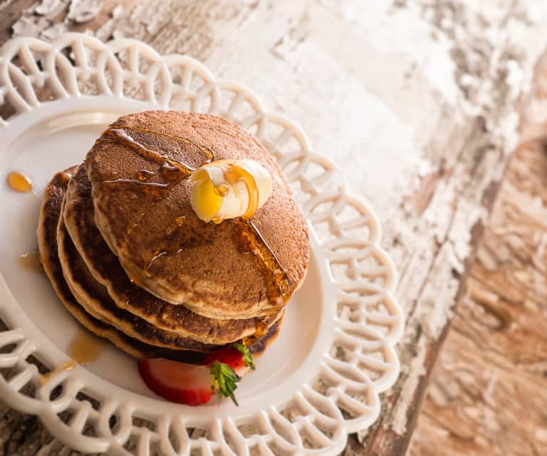 Hot cakes de avena