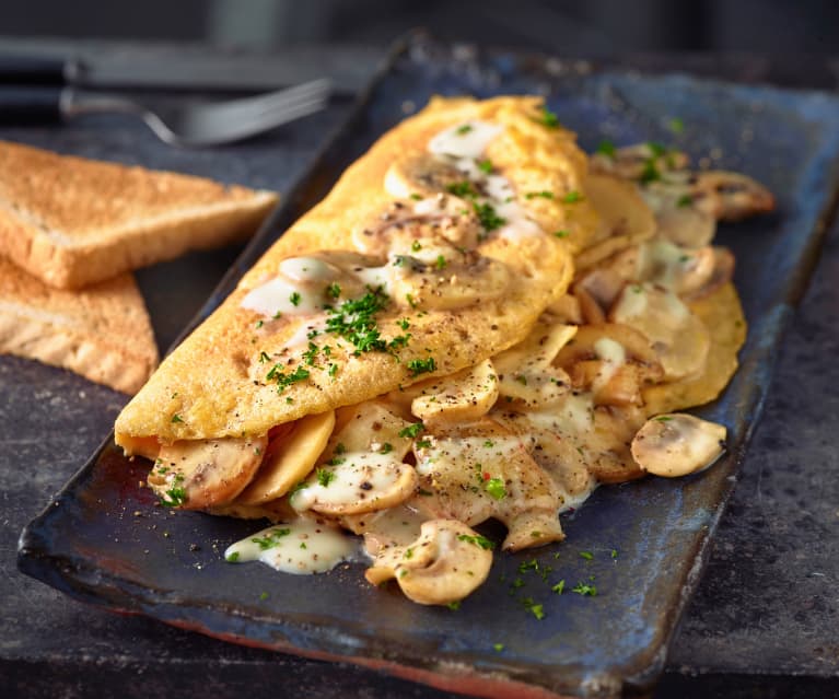 Champignon-Omelette