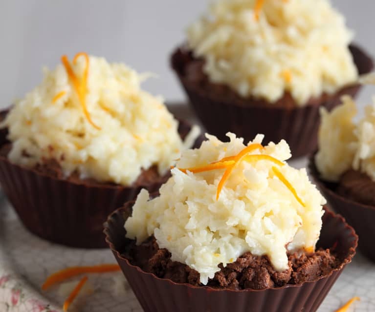 Decadent Chocolate and Coconut Cups Decadent Chocolate and Coconut Cups
