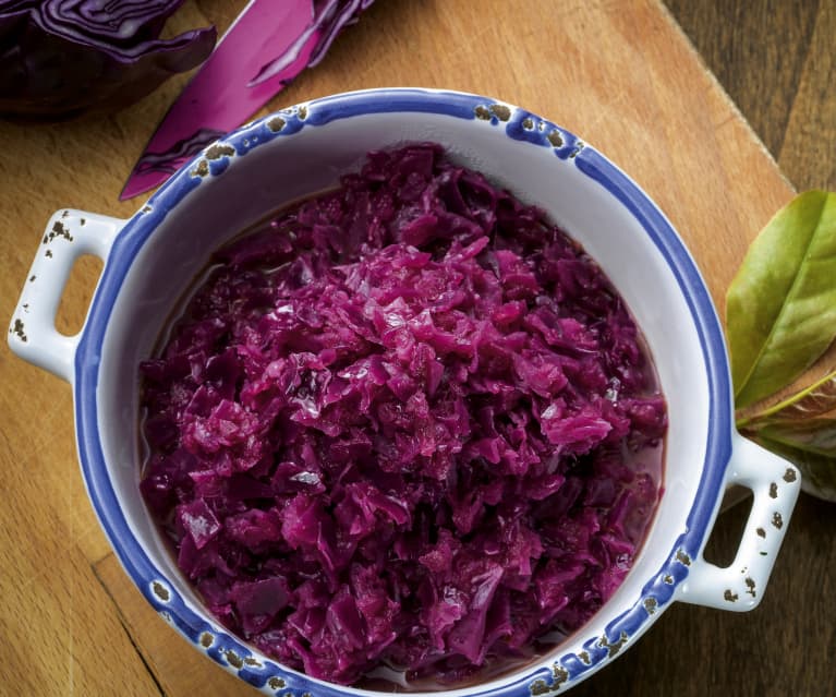 Apfelrotkohl