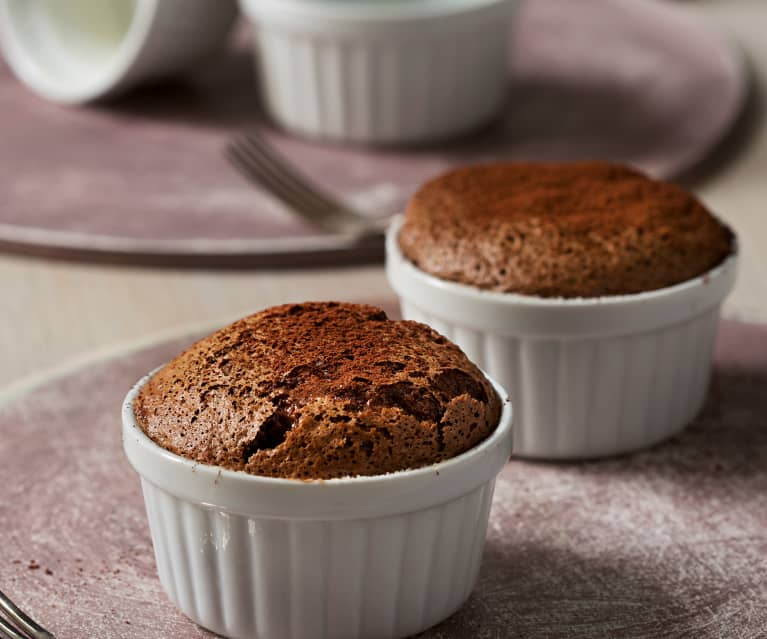 Soufflés de chocolate