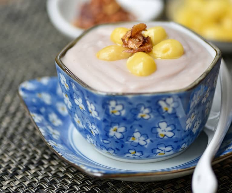 Bubur Talas dengan Gingko