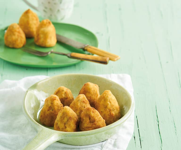 Coxinhas de frango sem massa