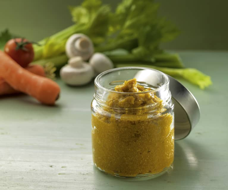 Vegetable stock paste