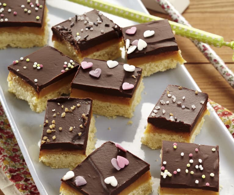 Bouchées caramel-chocolat Bouchées caramel-chocolat