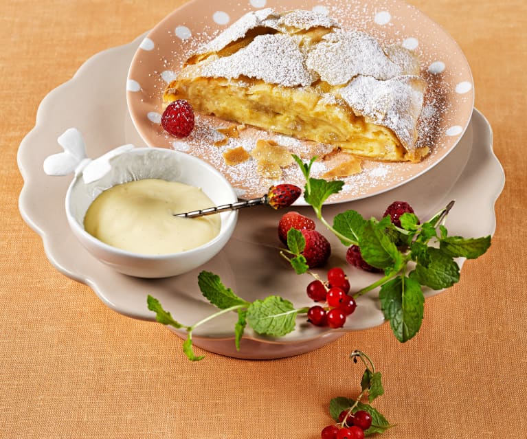 Strudel di ricotta e pane