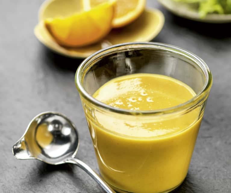 Orange curry dressing