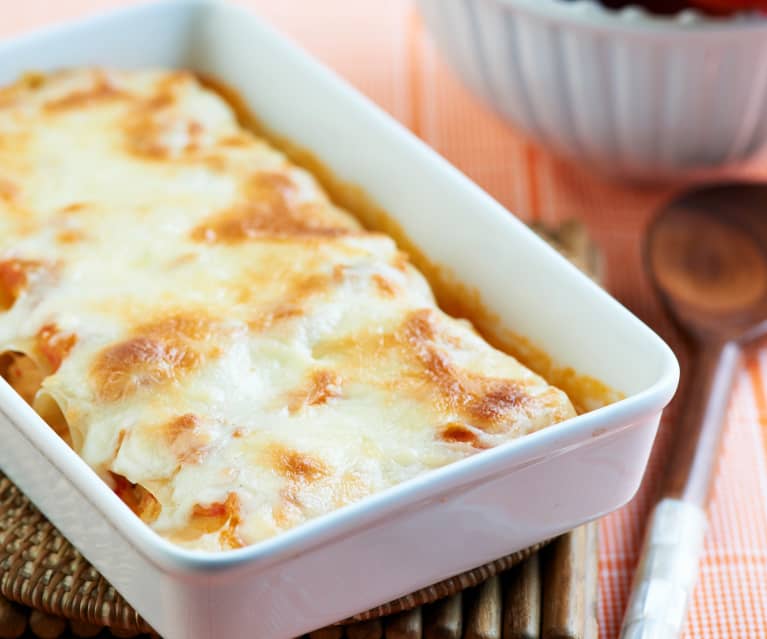 Canelones de Bacalhau à Algarvia