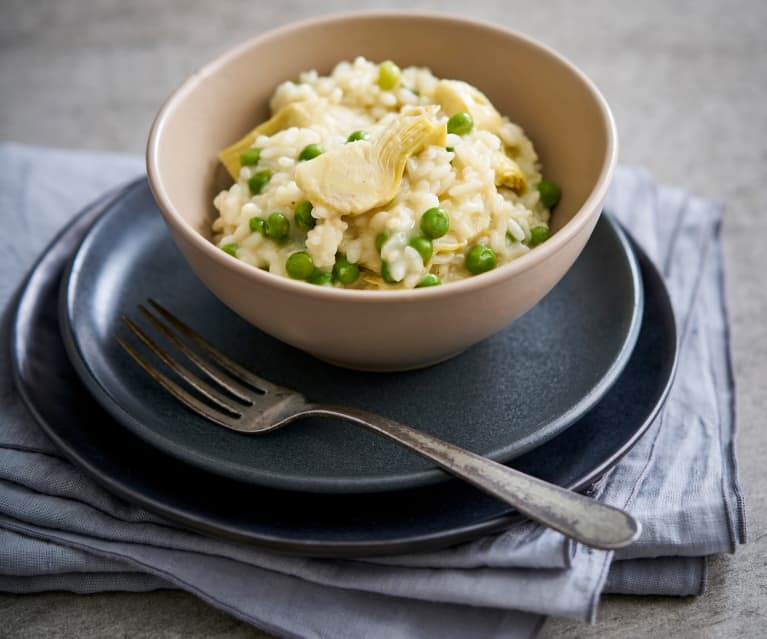 Risoto de alcachofra