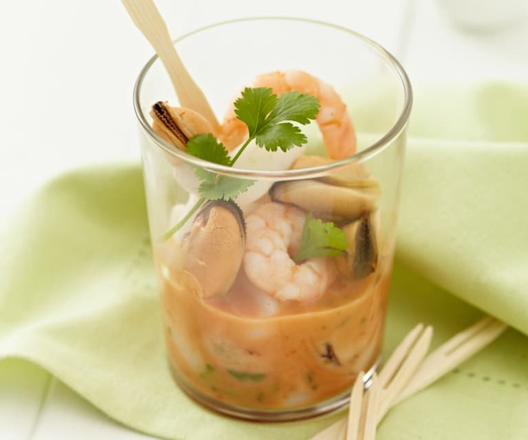 Exotische Cocktailsauce mit Frutti di Mare Exotische Cocktailsauce mit Frutti di Mare