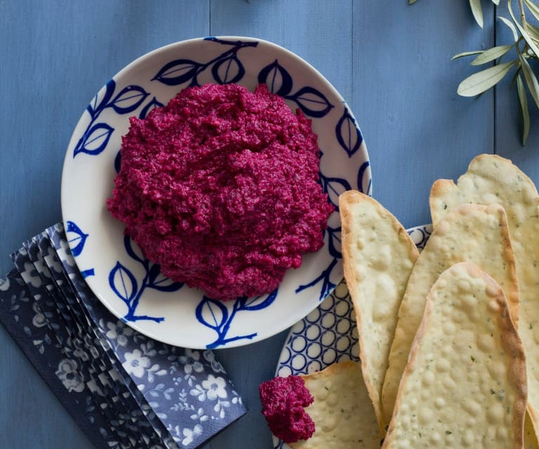 Beetroot, Parmesan and cashew dip