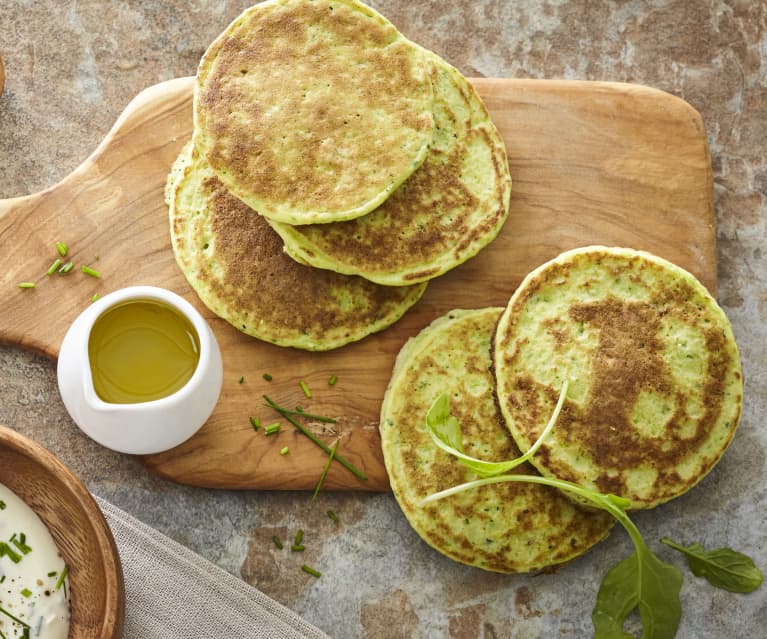 Blinis aux courgettes sans gluten