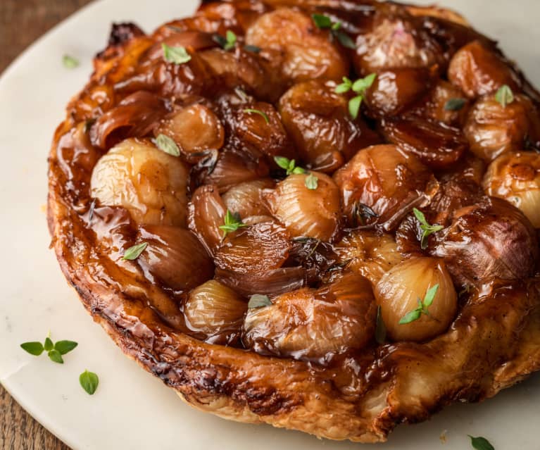 Shallot tarte tatin recipe