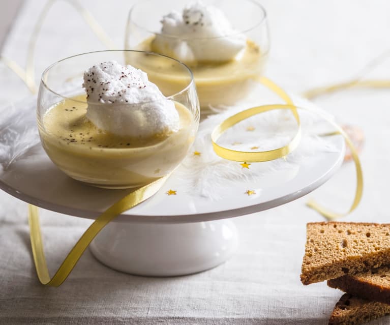 Île flottante au foie gras