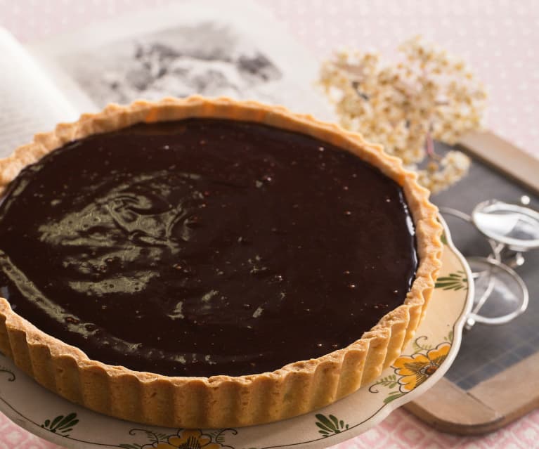 Crostata di pere al cioccolato