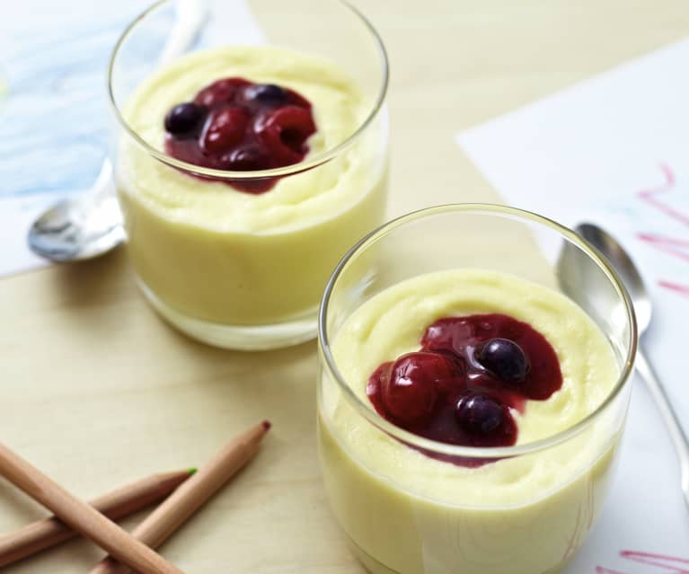 Sahne-Grießpudding