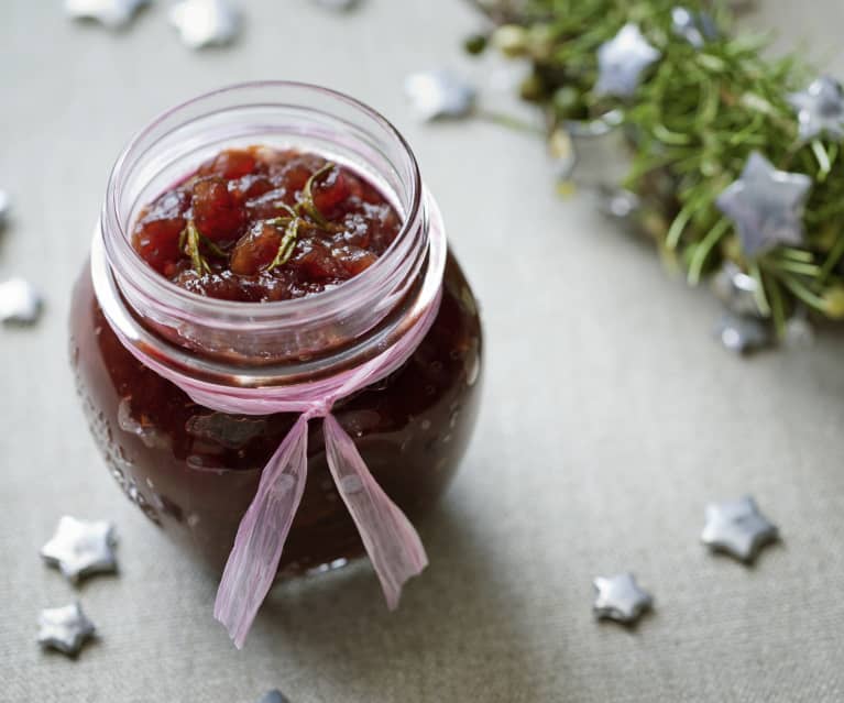 Cranberry and rosemary chutney