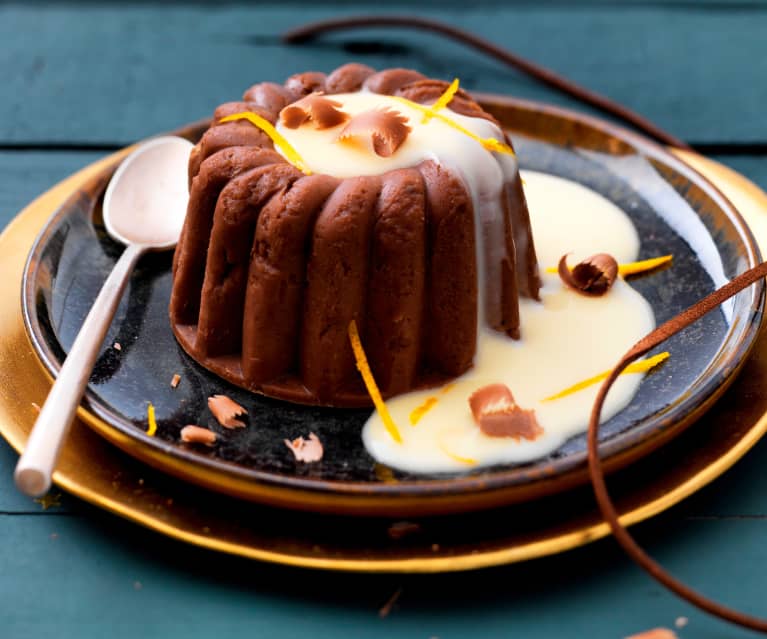 Entremets Chocolat Chataigne Creme Anglaise A La Clementine Cookidoo Das Offizielle Thermomix Rezept Portal