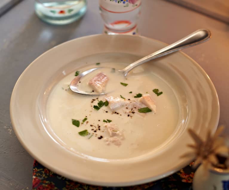 Forellencremesuppe