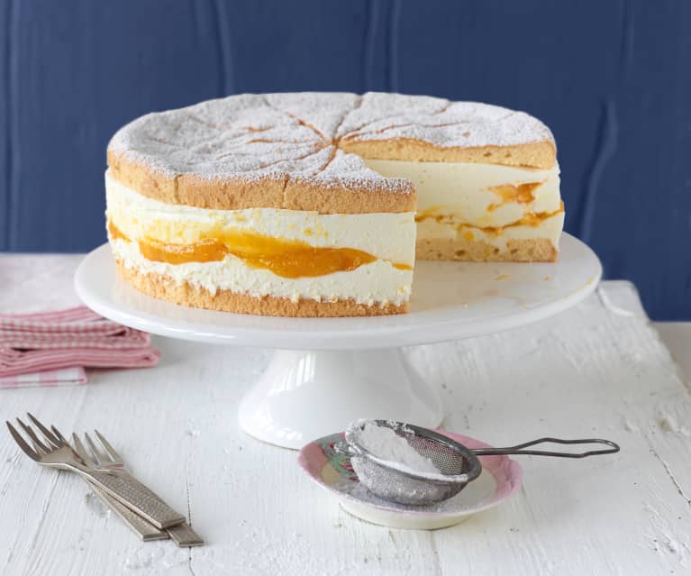 Käsesahnetorte mit Mango - Cookidoo® – the official Thermomix® recipe ...