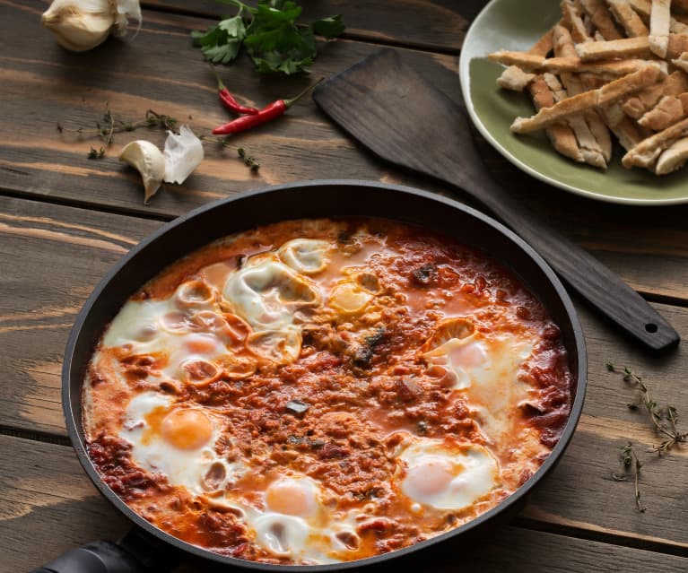 Guiso Especiado De Tomates Con Huevos Shakshuka Israel Cookidoo The Official Thermomix Recipe Platform