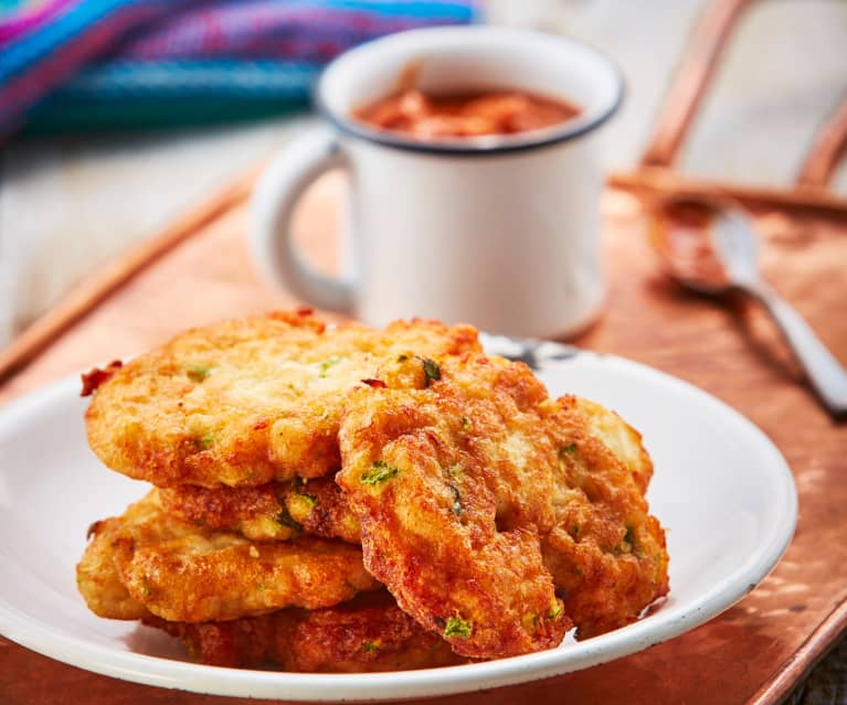 Tortitas de calabaza y pavo