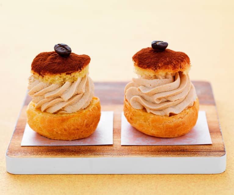 Choux façon tiramisu