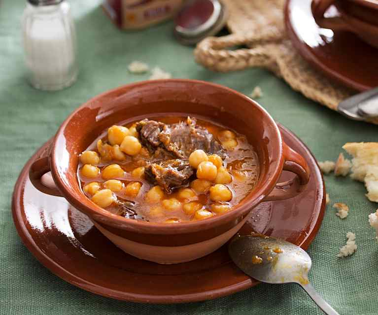 Garbanzos con carrilleras guisadas (Cocción lenta) Garbanzos con carrilleras guisadas (Cocción lenta)
